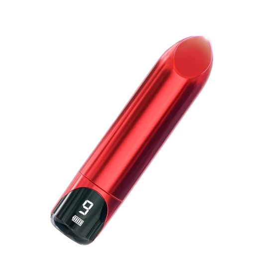Vibrator 9 Speed LED Display Rosu