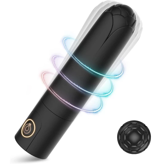 Mini vibrator Flower Bud Negru