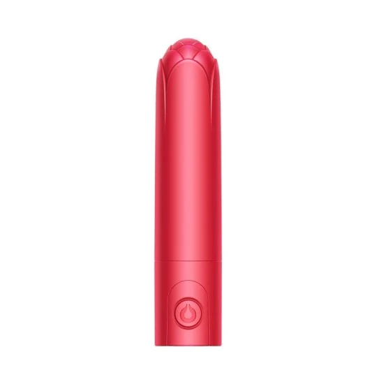 Mini vibrator Flower Bud Rosu