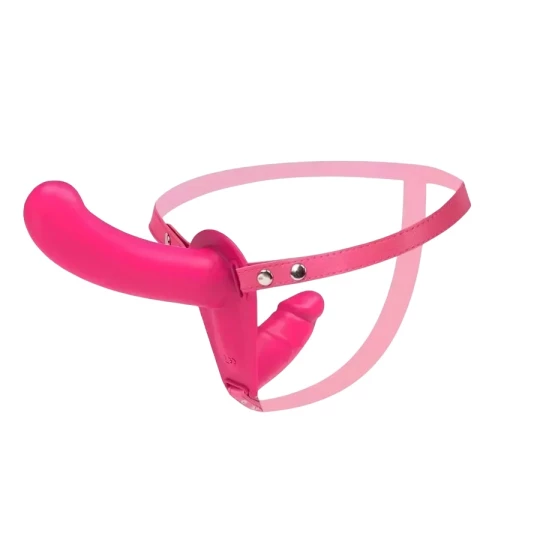 Strap on Double Stim Vibe Magenta