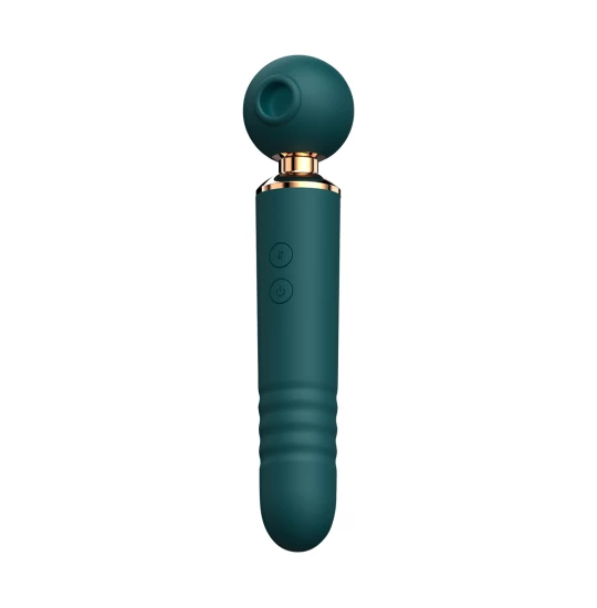 Vibrator Wand 3 in 1 Verde