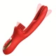 Vibrator Brush and Ears Stimulating Rosu