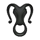 Inel penis Dual Teasing Arms Negru