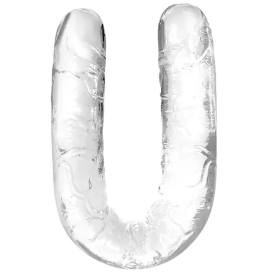 Dildo Double Ended Shaft Transparent