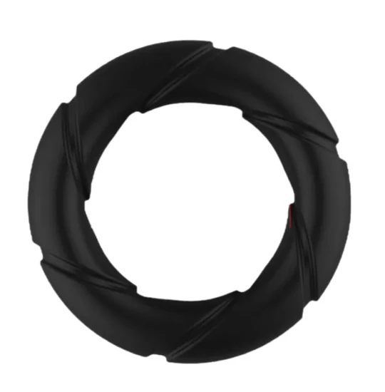 Inel penis Spiral Design Negru