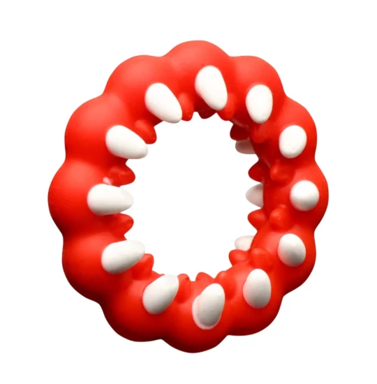 Inel penis Monster Teeth Rosu