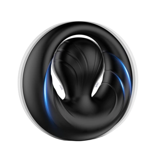 Inel penis Rumbly Vibrations Negru