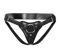 ham-strap-on-harness-2-metal-o-rings-negru