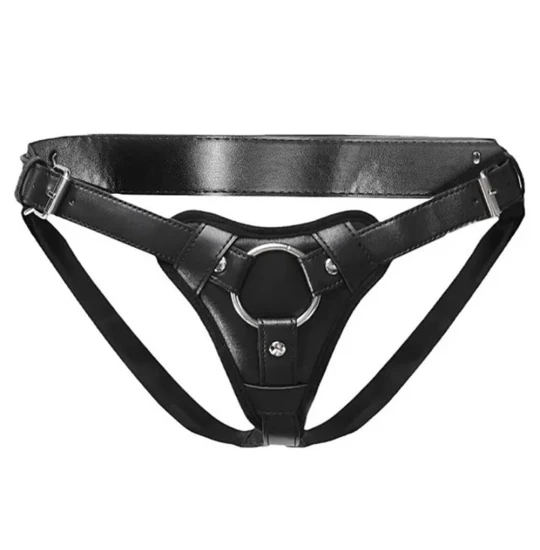 Ham strap on Harness 2 Metal O Rings Negru