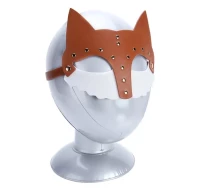 masca-sophisticated-fox-maro-alb