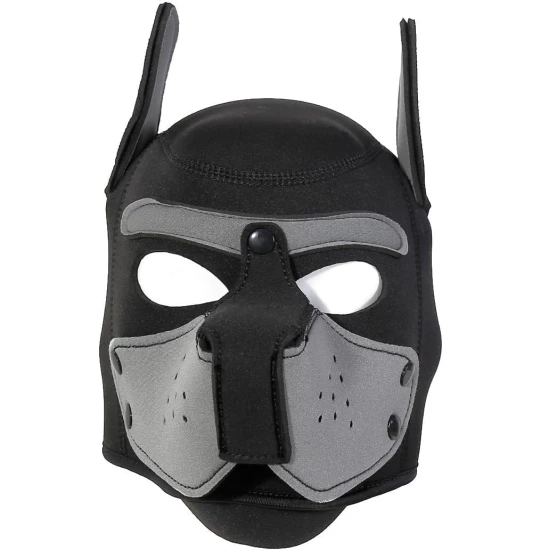 Masca Dog Face Hood Negru/Gri