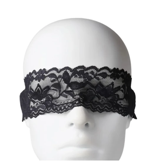 Masca Floral Lace Negru