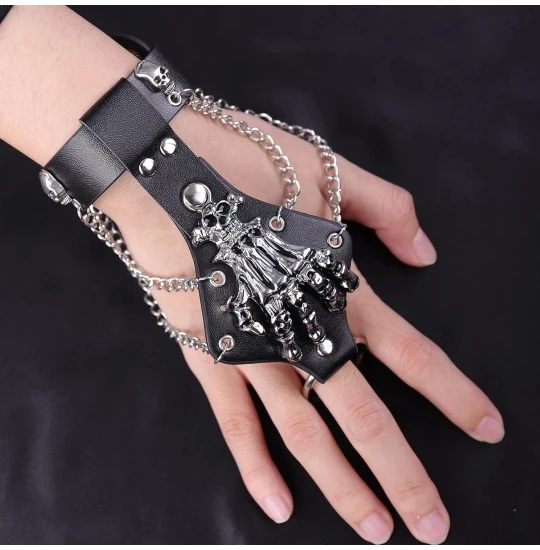 Accesoriu Gothic Skeleton Negru