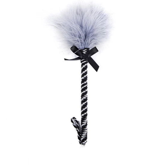 Cravasa Feather Tickler Negru/Mov