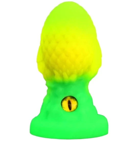 Dildo Fantasy One Eye Glow Galben/Verde