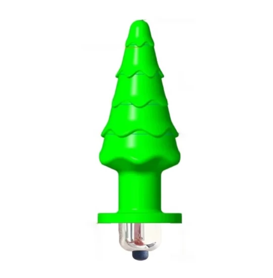 Vibrator Tree Shaped Plug Verde
