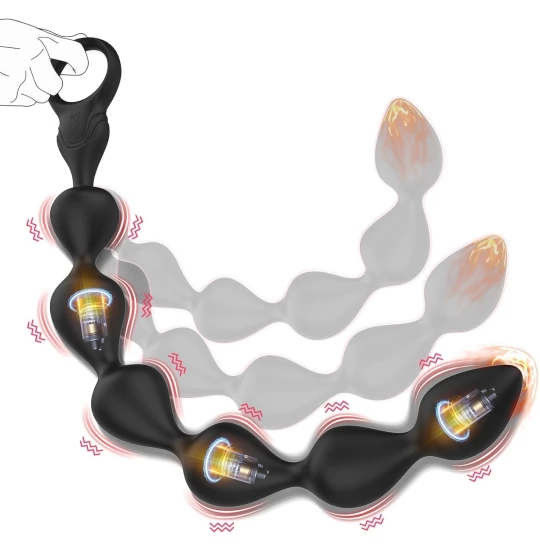 Vibrator Anal Beads Negru