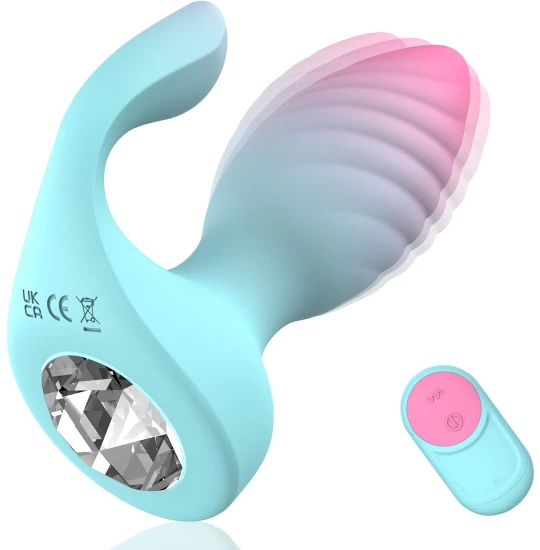 Vibrator Flexible with Clear Diamond Pastel