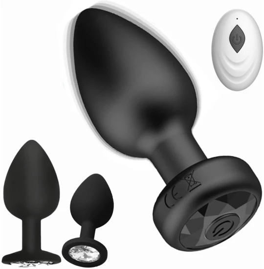 Set Silicone Vibe Stimulator 3pcs Negru