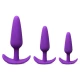 Set dildo Silicone Plugs 3pcs Mov