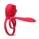 Inel Vibrating Rose Rosu