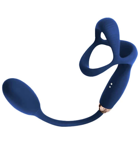 Inel Rosy Strong Stim Anal Egg Albastru