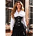 Corset Eross Soft Bones M Negru
