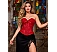 Corset Eross Steel Buckles L Rosu