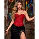 Corset Eross Steel Buckles S Rosu