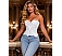 Corset Eross Court Style S Alb
