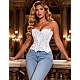 Corset Eross Court Style S Alb
