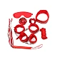 Set Eross Bondage 7pcs Rosu