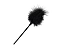 Cravasa Eross Flirt Feather Negru