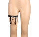 Jartiera Eross Stud Punk M Negru