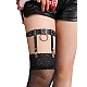 Jartiera Eross Stud Punk M Negru