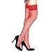 Ciorapi Eross Lace Ribbon XS/M Rosu