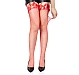 Ciorapi Eross Fuzzy Bow XS/M Rosu