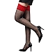 Ciorapi Eross Red Lace XS/M Negru