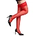 Ciorapi Eross Lace Silicone L/XXL Rosu