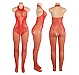 Catsuit Eross Lace Neck L/XXL Rosu