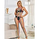 Catsuit Eross Mesh Rainbow XS/M Multicolor