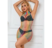 rochie-eross-rainbow-collar-xsm-multicolor