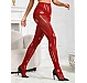 Ciorapi Eross Torn Fishnet XS/M Rosu