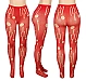 Ciorapi Eross Torn Fishnet XS/M Rosu