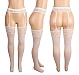 Ciorapi Eross Sexy Jacquard XS/M Alb