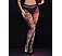 Ciorapi Eross Sexy Vine Flower XS/M Negru