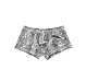 Boxeri Eross Low Rise Snakeskin S Argintiu