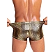 Boxeri Eross Low Rise Snakeskin L Auriu
