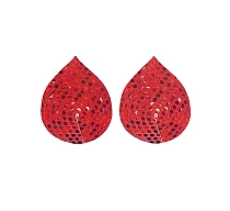 accesorii-sani-eross-sequin-droplets-rosu