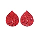 Accesorii sani Eross Sequin Droplets Rosu